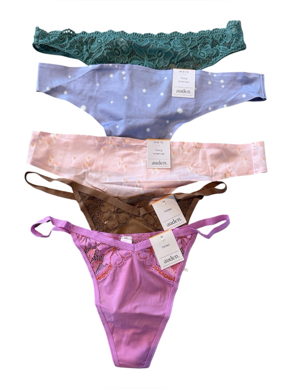 Auden 5 PC Thong Bundle